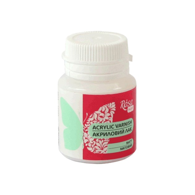 Лак акриловый матовый, 20 мл, ROSA Studio