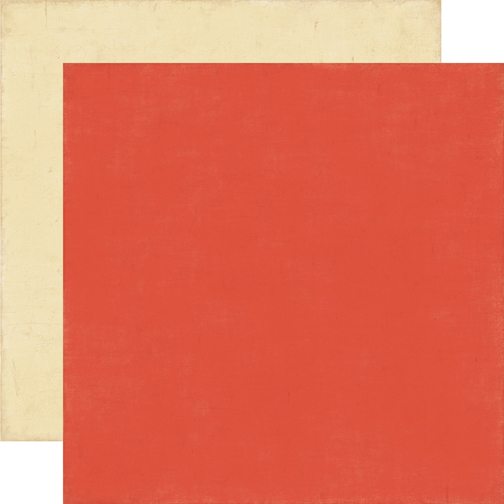 Двусторонний лист бумаги Red/Creame Distressed 30x30 cм от Echo Park