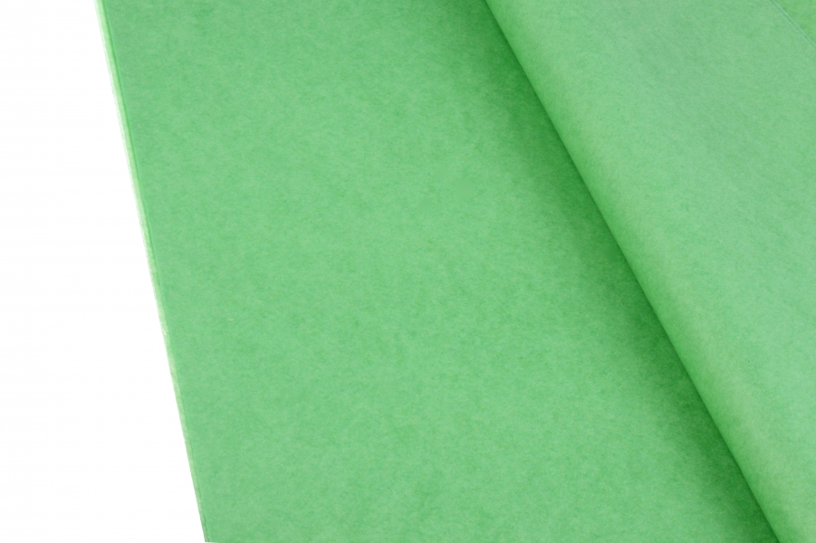 Тиш'ю папір, зелений, 18 г/м2, 75х50 см