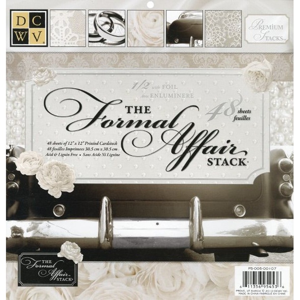 Набір паперу Formal Affair 30х30 см 24 листа від DCWV