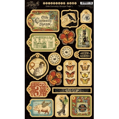Набор высечек Olde Curiosity Shoppe 1 от Graphic 45