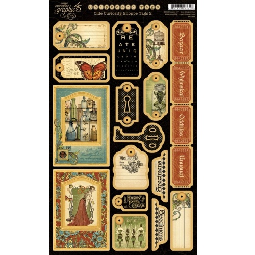 Набор высечек Olde Curiosity Shoppe 2 от Graphic 45