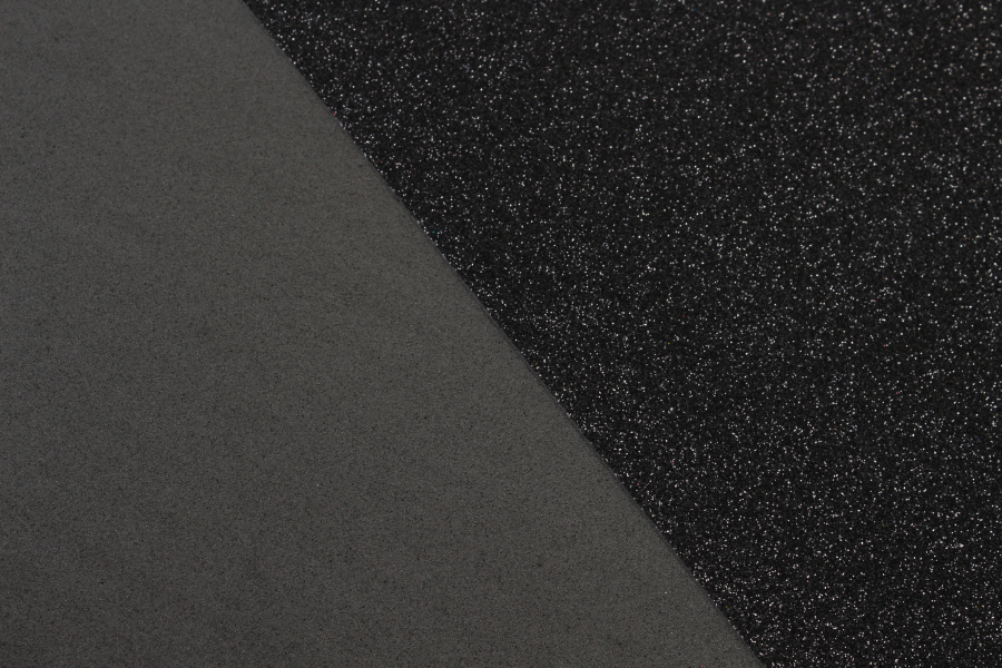 Фоаміран листовий з глітером, 70х50 см, 1 мм, чорний