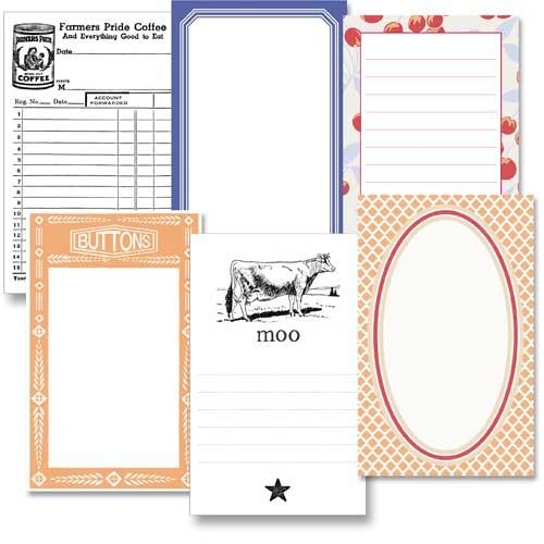 Набір карток для журналінга Farmers Wife - Journaling Cards від Jenni Bowlin