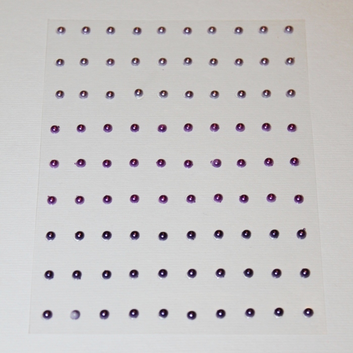 Набір напівперлин в фіолетових тонах, 3 мм, 90 шт