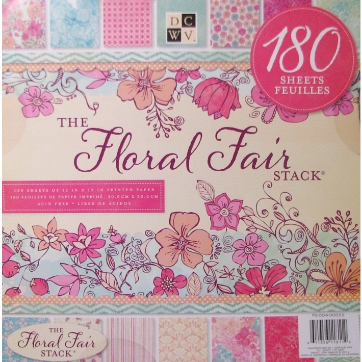 Набір паперу Floral Fair 30х30 см 60 аркушів від DCWV