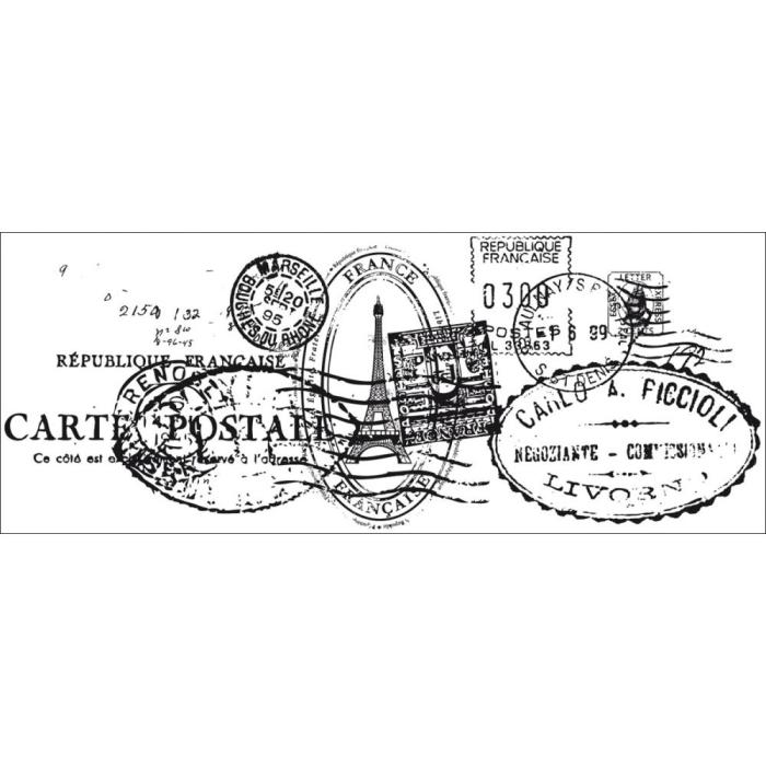 Акриловый штамп Postmarks, Kaisercraft, 13х5 см