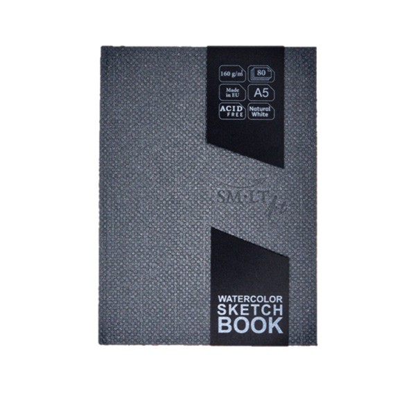 Блокнот для акварелі, Travelbook А5, 160г/м2, 80л, Smiltainis