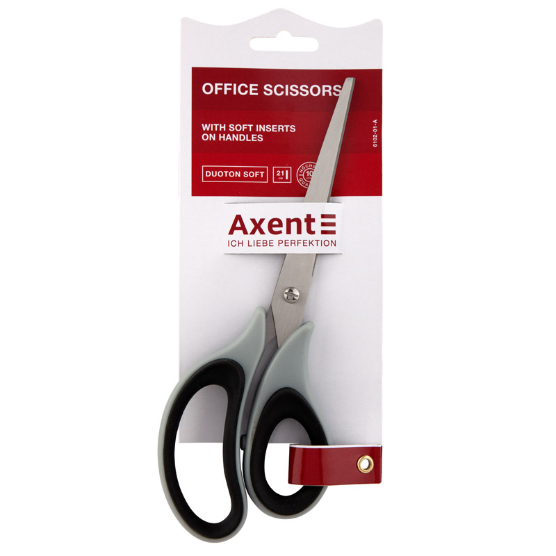 Ножницы Axent, Duoton Soft, 21 см