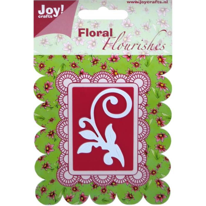 Ніж для тиснення і вирізання Floral Flourishes - Swirl, розмір 6,5х4,5 см від Joy! Crafts