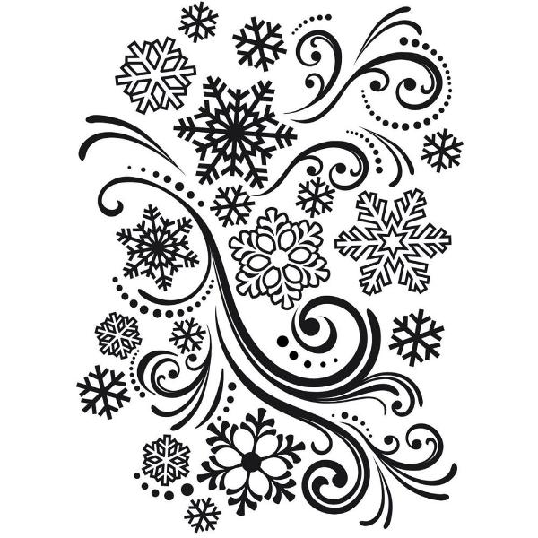 Папка для тиснення Snowflake Swirl від Darice