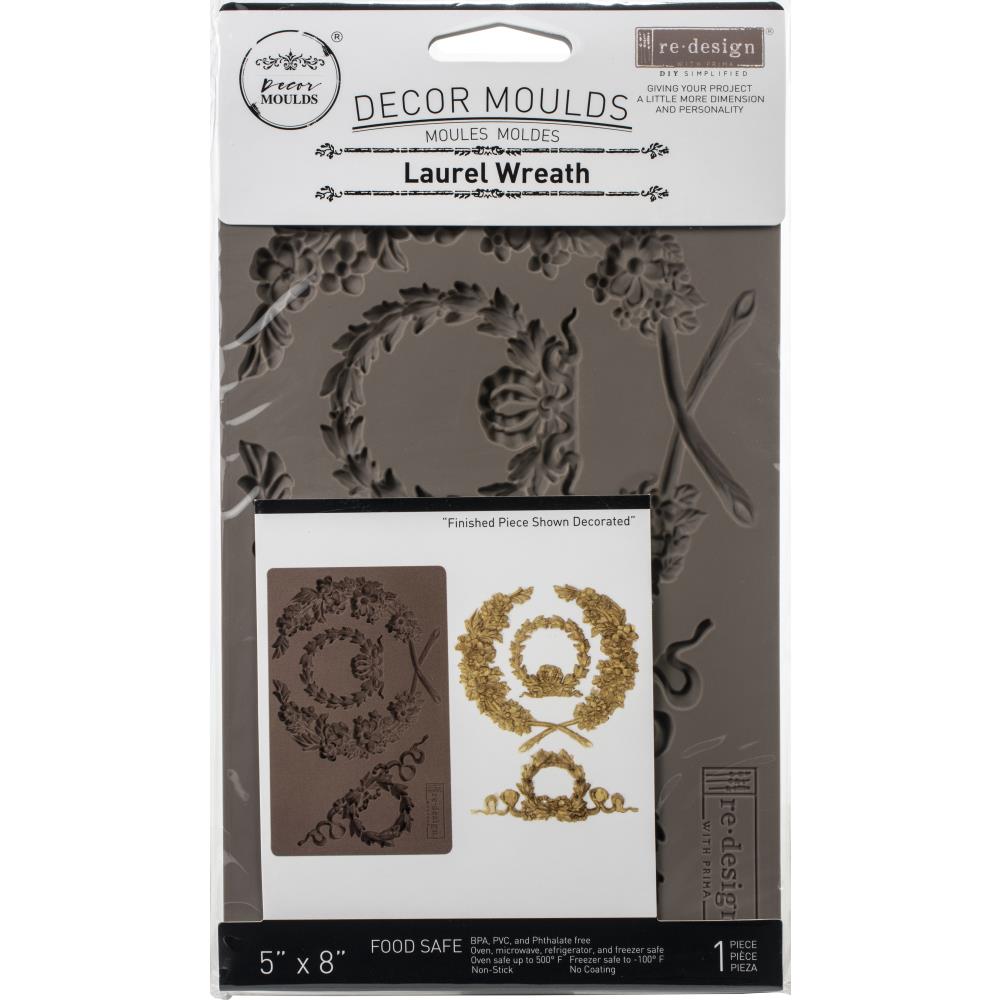Силіконова форма (молд) 12.5х20 см Laurel Wreath Redesign, Prima Marketing