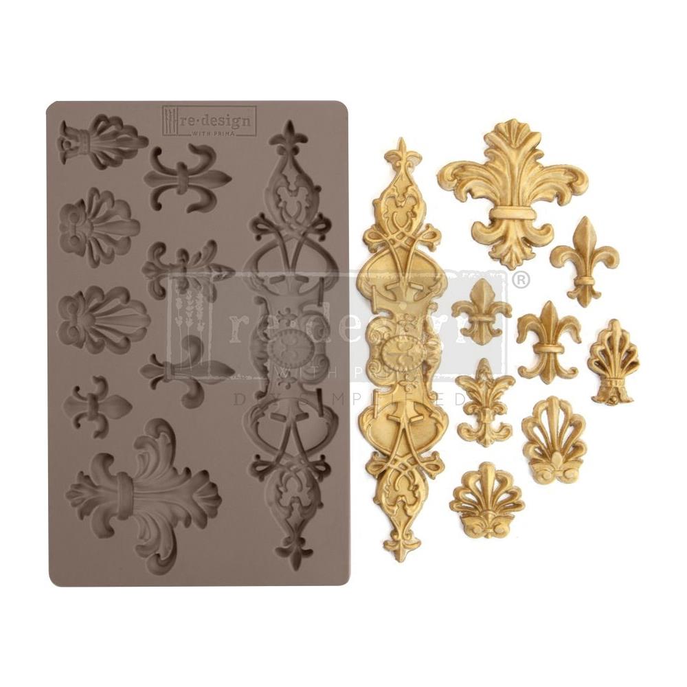 Силіконова форма (молд) 12.5х20 см Fleur De Lis Redesign, Prima Marketing