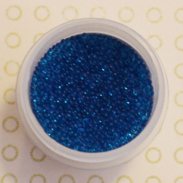 Микробисер небесно-голубого цвета, Margo, 0,4 мм