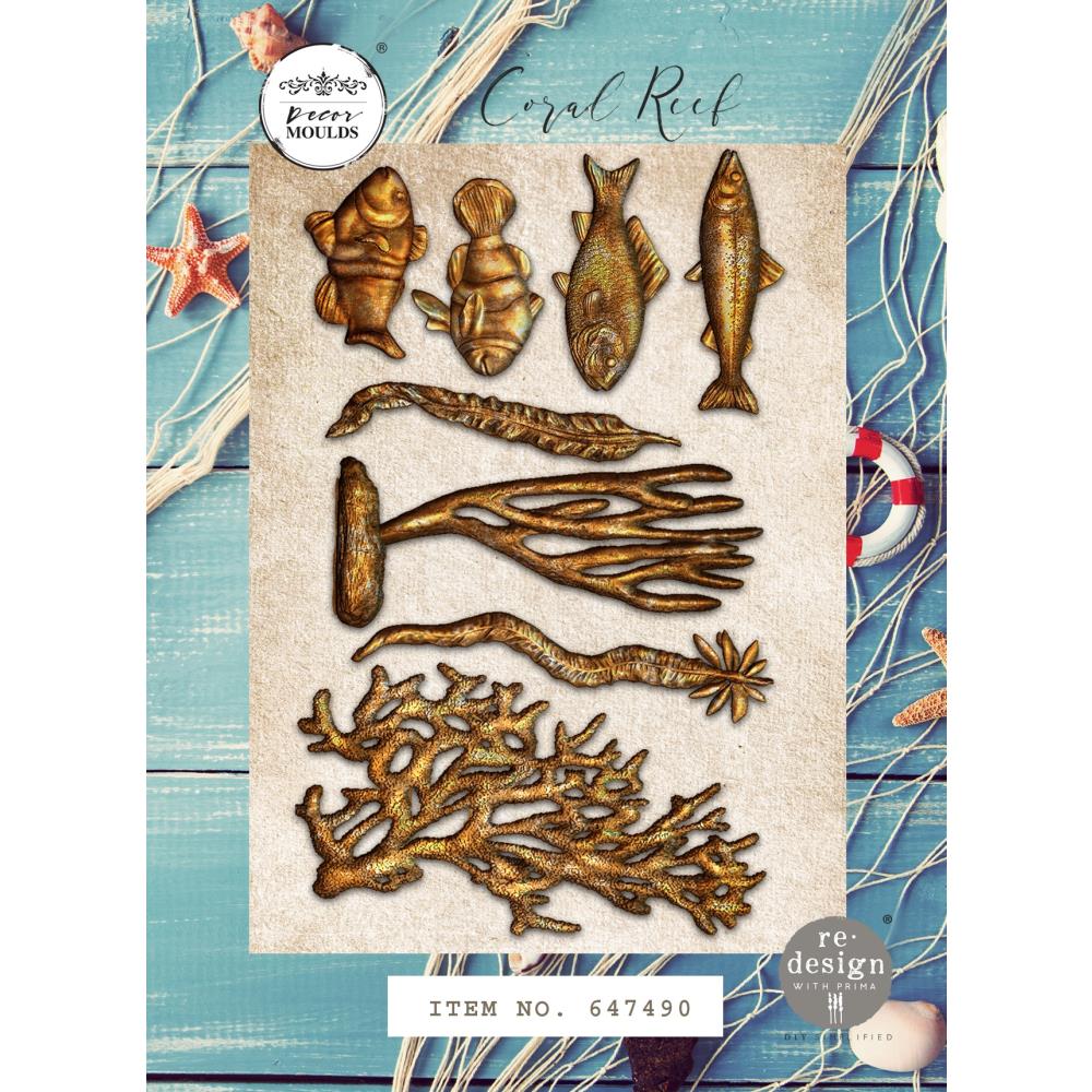 Силіконова форма (молд) 12.5х20 см Coral Reef Redesign, Prima Marketing