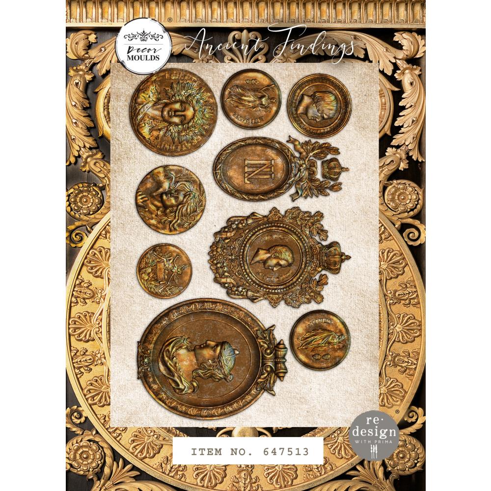 Силіконова форма (молд) 12.5х20 см Ancient Findings Redesign, Prima Marketing