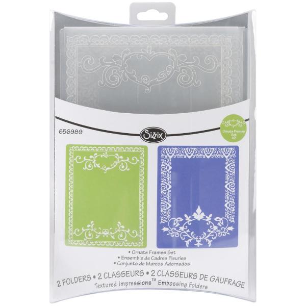 Папки для тиснения Ornate Frames Set от Sizzix