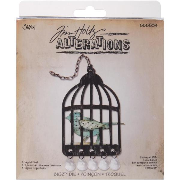 Нож для вырезания Bigz Die -Caged Bird от Tim Holtz