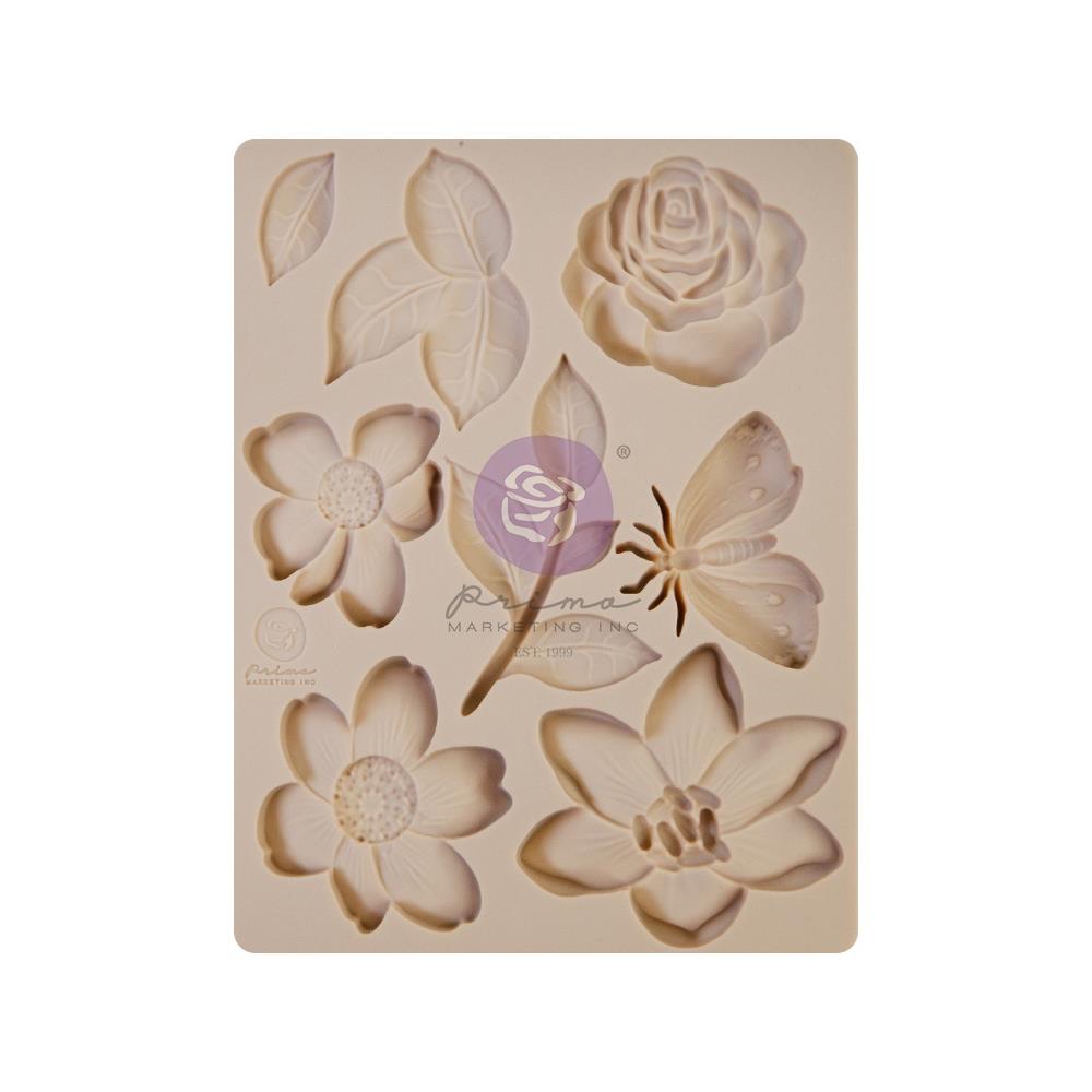 Силиконовый молд, Watercolor Floral, 1 шт, 9х11 см, Prima