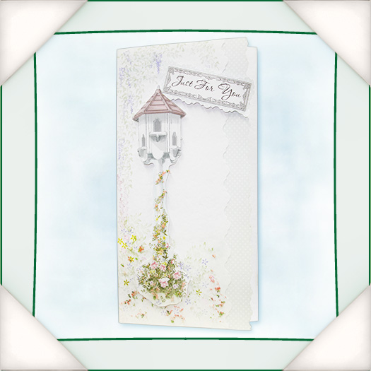 Листівки Summer - Dovecote & Lamp для прикраси квітковим міксом Flower Soft