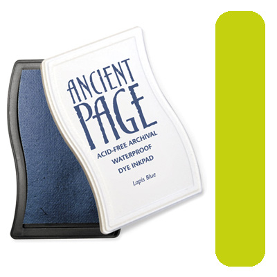 Перманентные чернила для штампинга Ancient Page Lime от Clear Snap