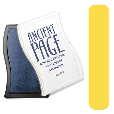 Перманентные чернила для штампинга Ancient Page Saffron от Clear Snap