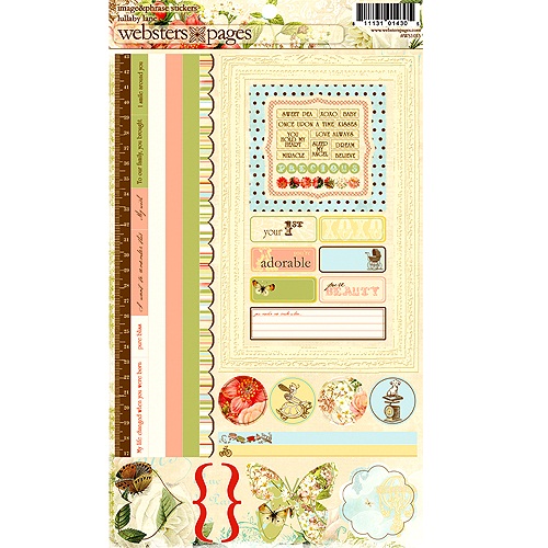 Лист наклейок Image Stickers - Lullaby Lane від Webster's Pages
