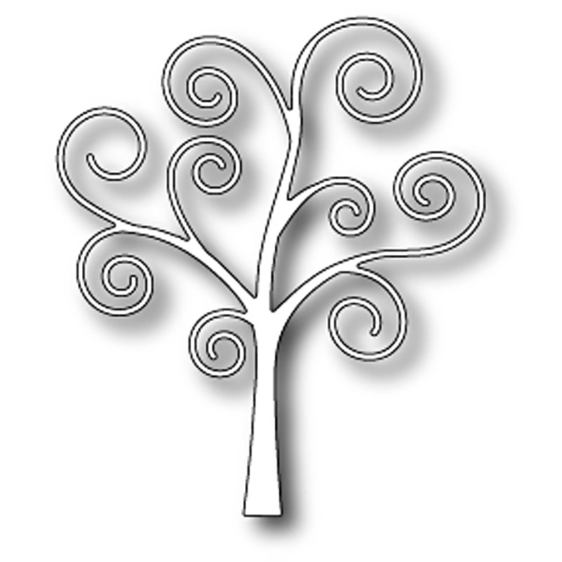 Ніж для вирізання Swirly Tree від Memory Box