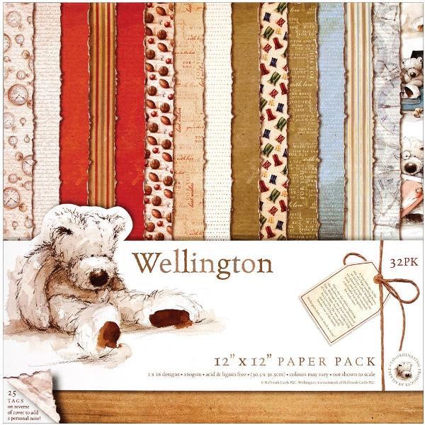Набор бумаги Wellington 30х30 см 16 листов от Docrafts