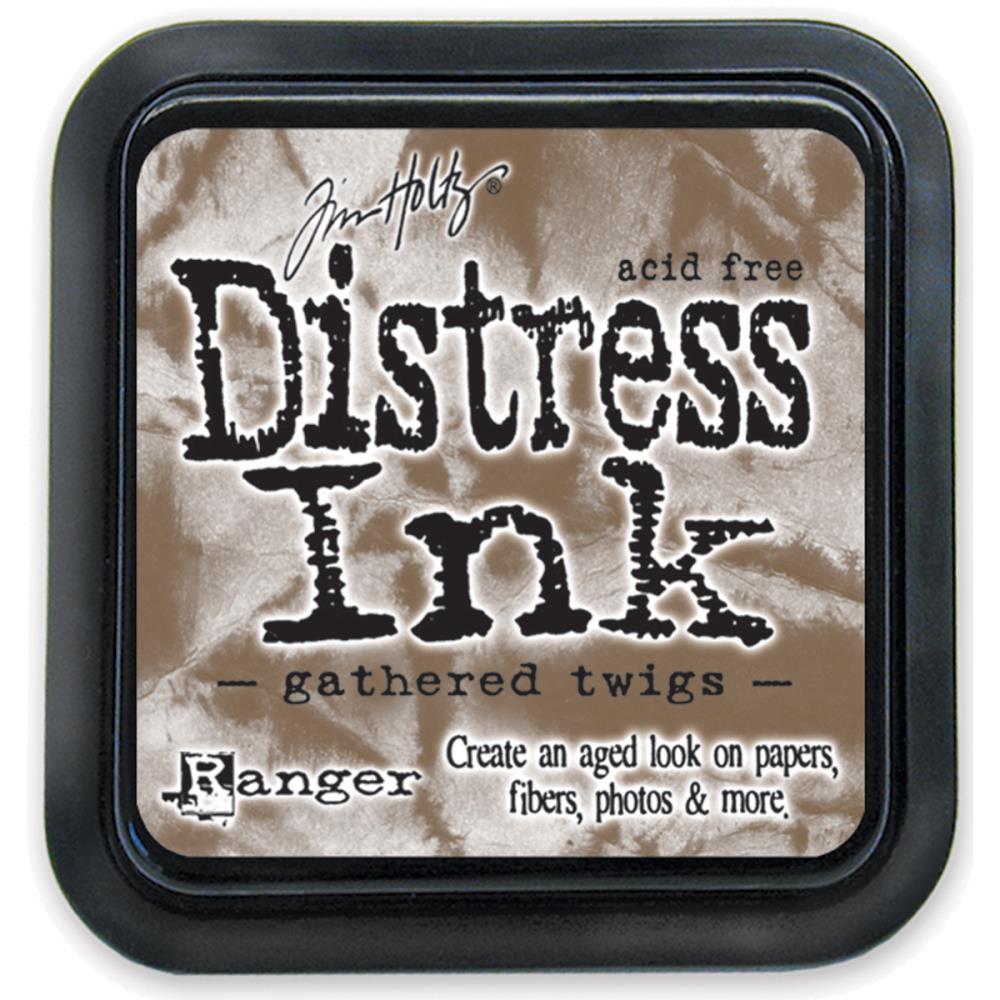 Краска для штампинга Distress Pad - Gathered Twigs от Tim Holtz