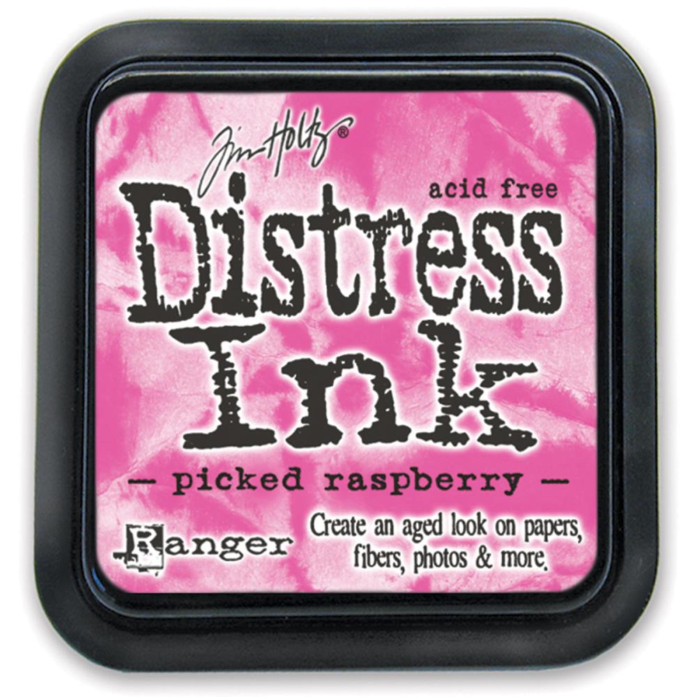 Краска для штампинга Distress Pad - Picked Raspberry от Tim Holtz