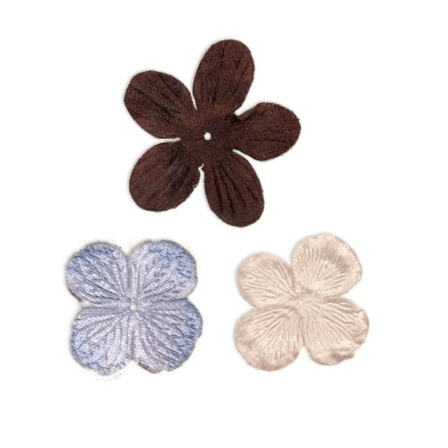 Набір вельветових квіточок Velvet Flower: Chocolate Blueberry 30 шт. в трьох кольорах від 7gypsies