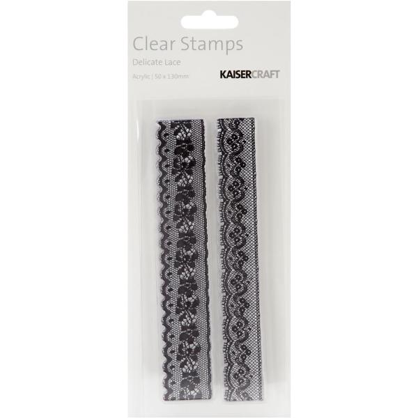 Акриловий штамп Delicate Lace, Kaisercraft, 2 шт