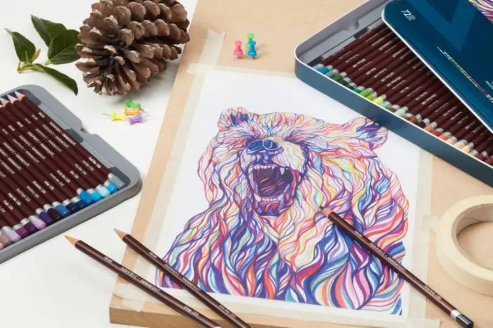 Набор цветных карандашей Coloursoft, 12 шт, металлическая коробка, Derwent