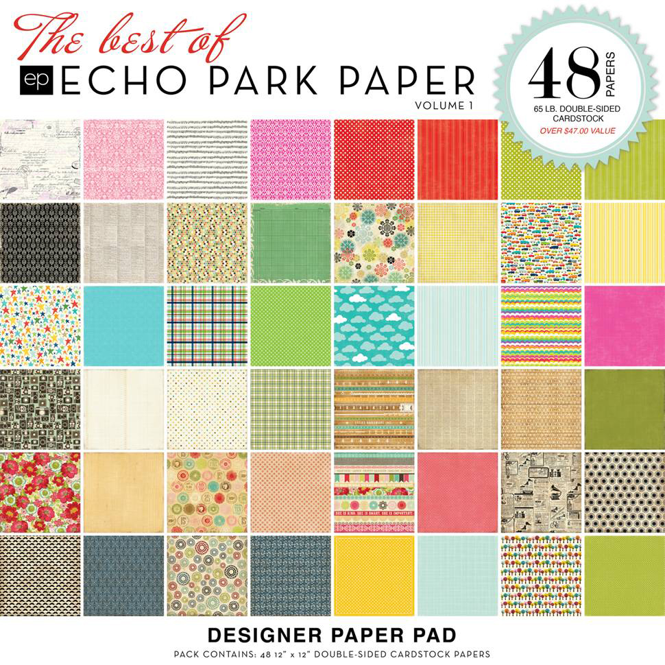 Набор бумаги The Best Of Echo Park 30х30 см 48 листов