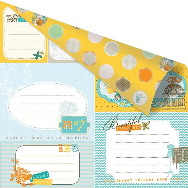 Двусторонняя бумага Notecards 30x30 см от Prima
