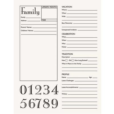 Набір акрилових штампів 97% Complete (R) Clear Stamp: Family, 7gypsies
