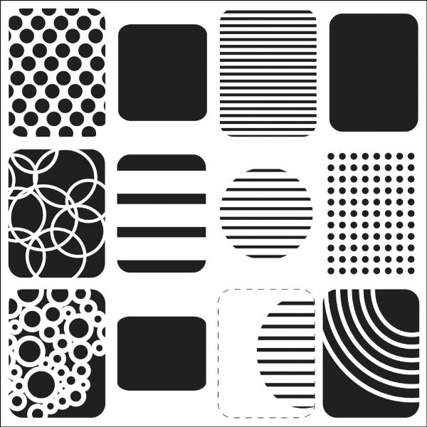 Трафарет Life Shapes Small 30х30 см від Crafter's Workshop