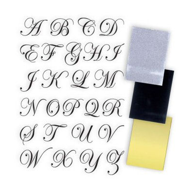 Набор натирок Textured Rubon: Victorian Alphabet от компании 7gypsies