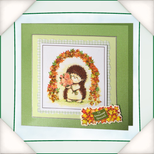 Открытка для украшения цветочным миксом Flower Soft, 11х11 см, Grown With Love 