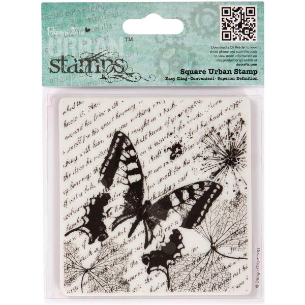 Резиновый штамп Entomologist 10х10 см, Papermania