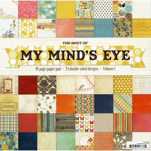 Набор бумаги The  Best of My Mind's Eye, 30х30 см, 24 листа от My Mind's Eye