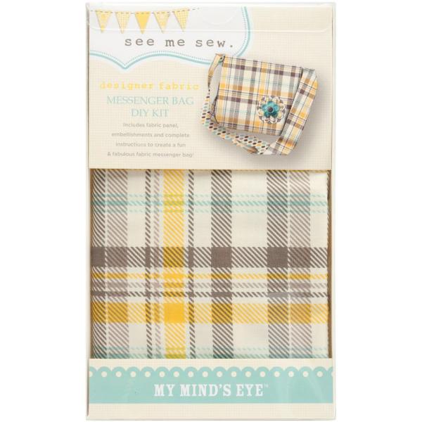 Набір для пошиття сумочки Messenger Bag Yellow Plaid від My Mind's Eye