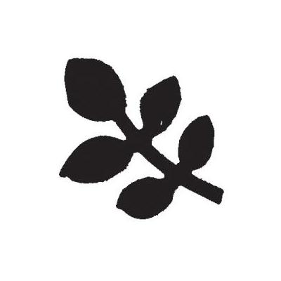 Фігурний дирокол Ash Leaf 2,5 см від Punch Bunch