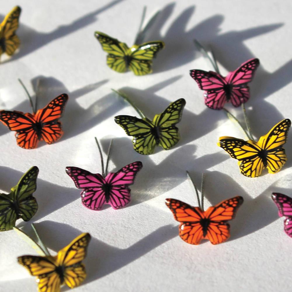 Набір брадс Mini Butterfly від Eyelet Outlet, 12 шт