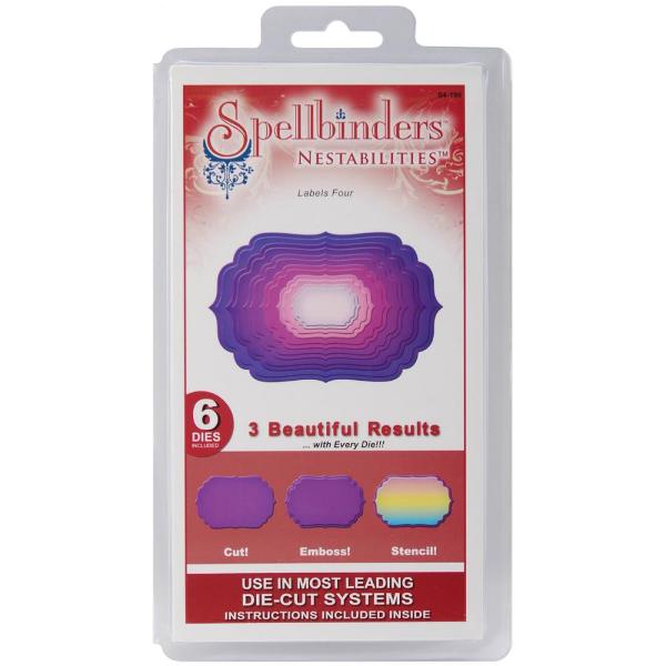 Набор ножей для вырезания Labels 4 от Spellbinders