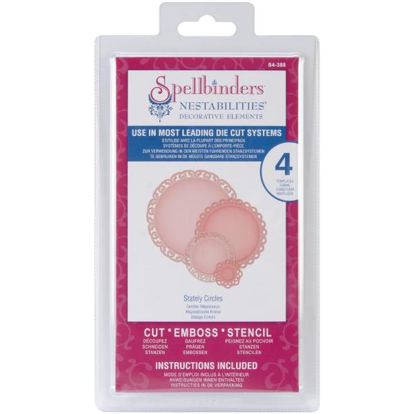 Набор ножей для вырезания Stately Circles от Spellbinders