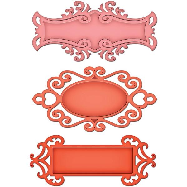 Набор ножей для вырезания Fancy Tags 2 от Spellbinders