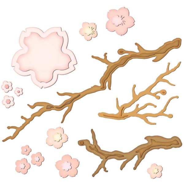 Набор ножей для вырезания Cherry Blossoms от Spellbinders