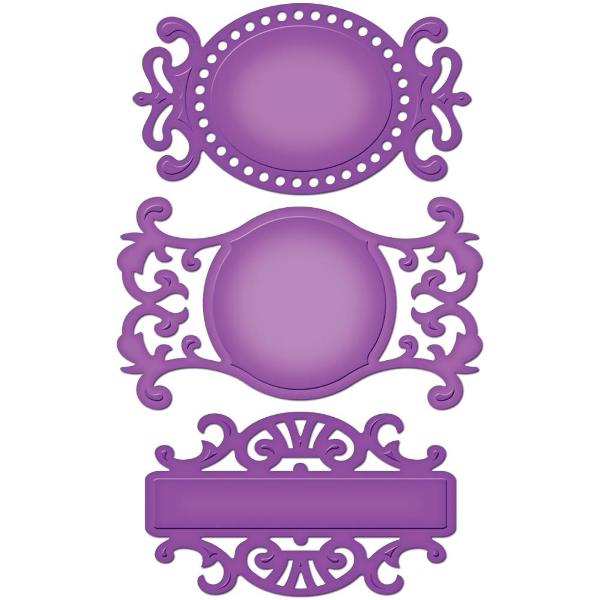 Набор ножей для вырезания Fancy Tags 3 от Spellbinders